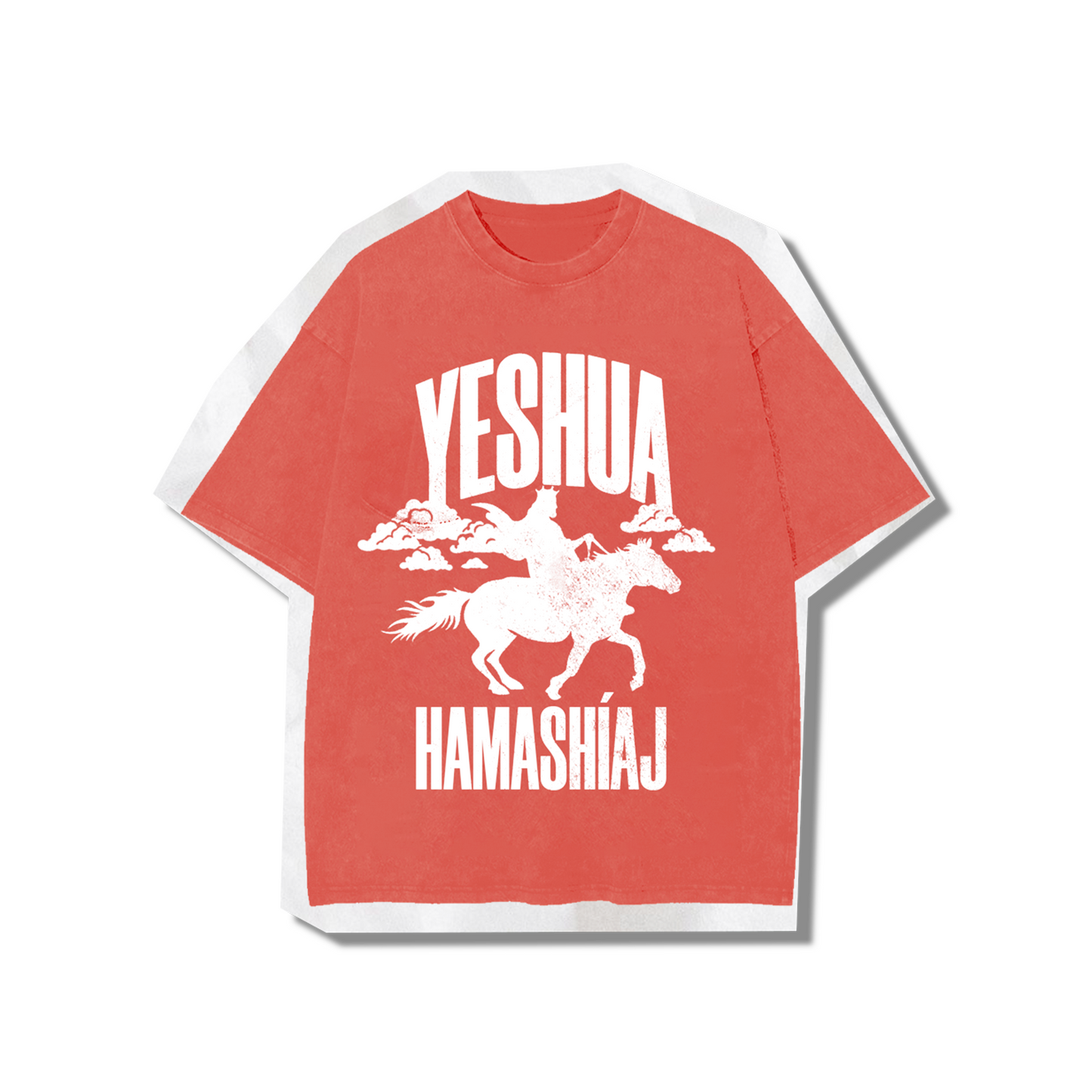 Tshirt naranja “Yeshua Hamashiaj”