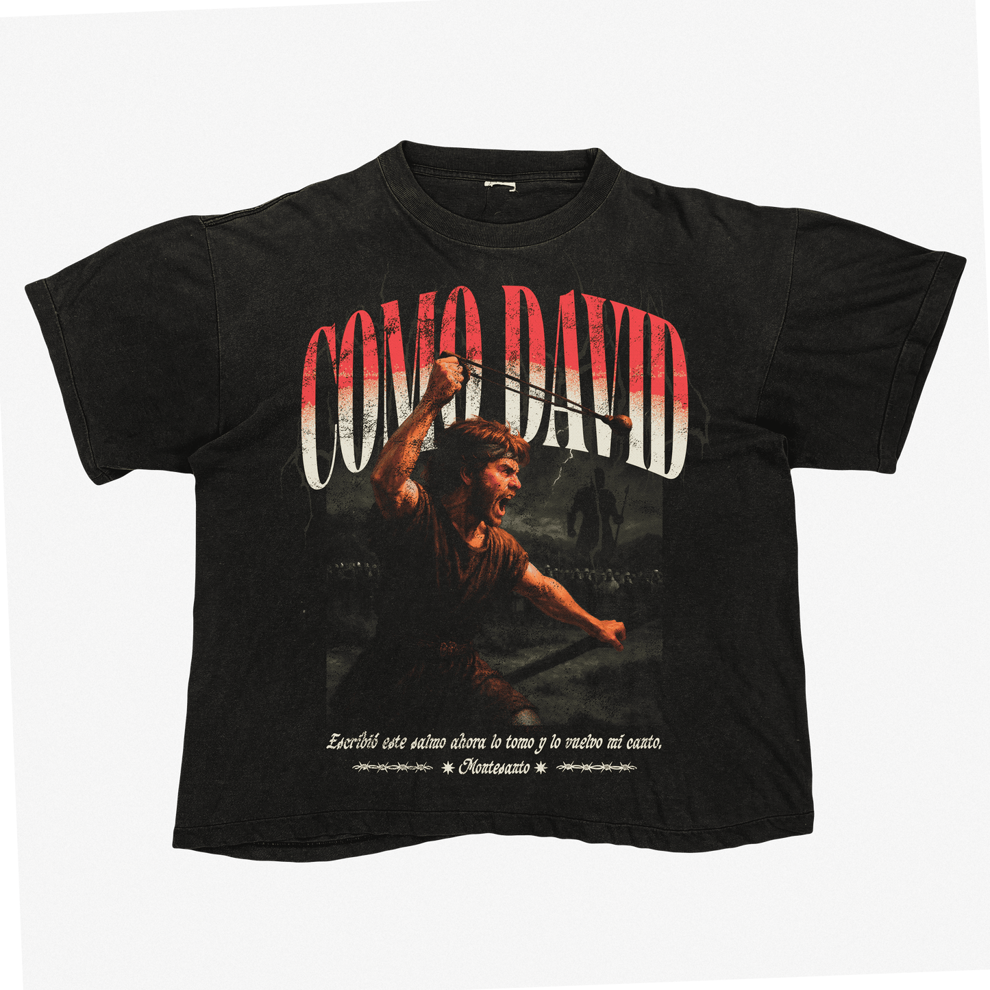 Camiseta Oversize “Como David” USA